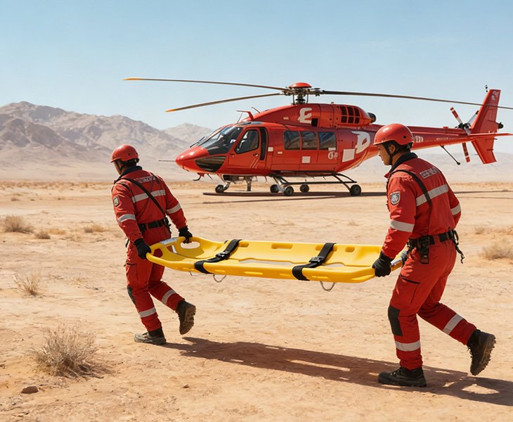 Rescue operations adapted to different spaces and scenarios