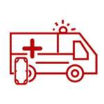 Main application Ambulance backup stretcher equipment of folding stretcher