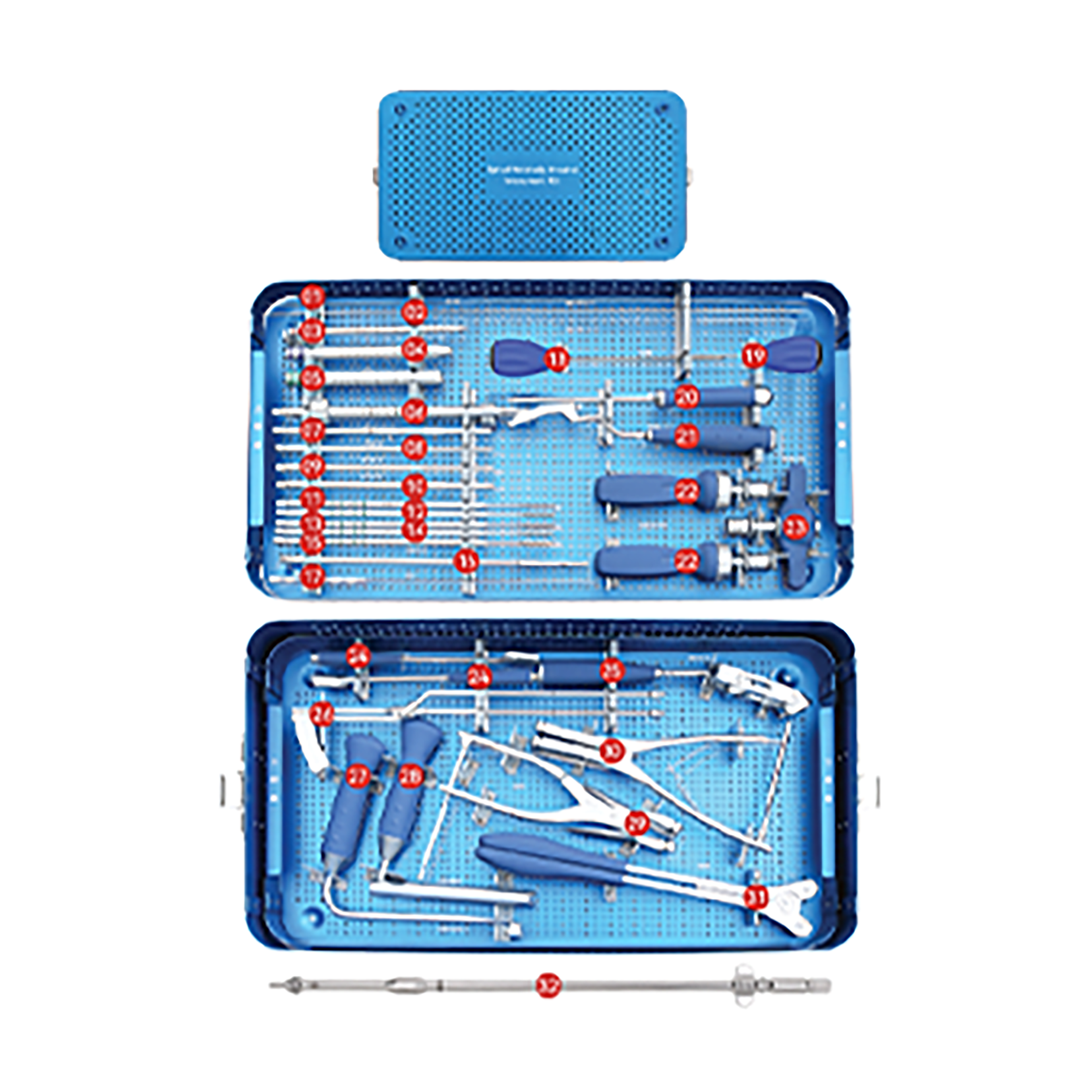 Spinal Minimally Invasive Instrument Set - REDLEAF