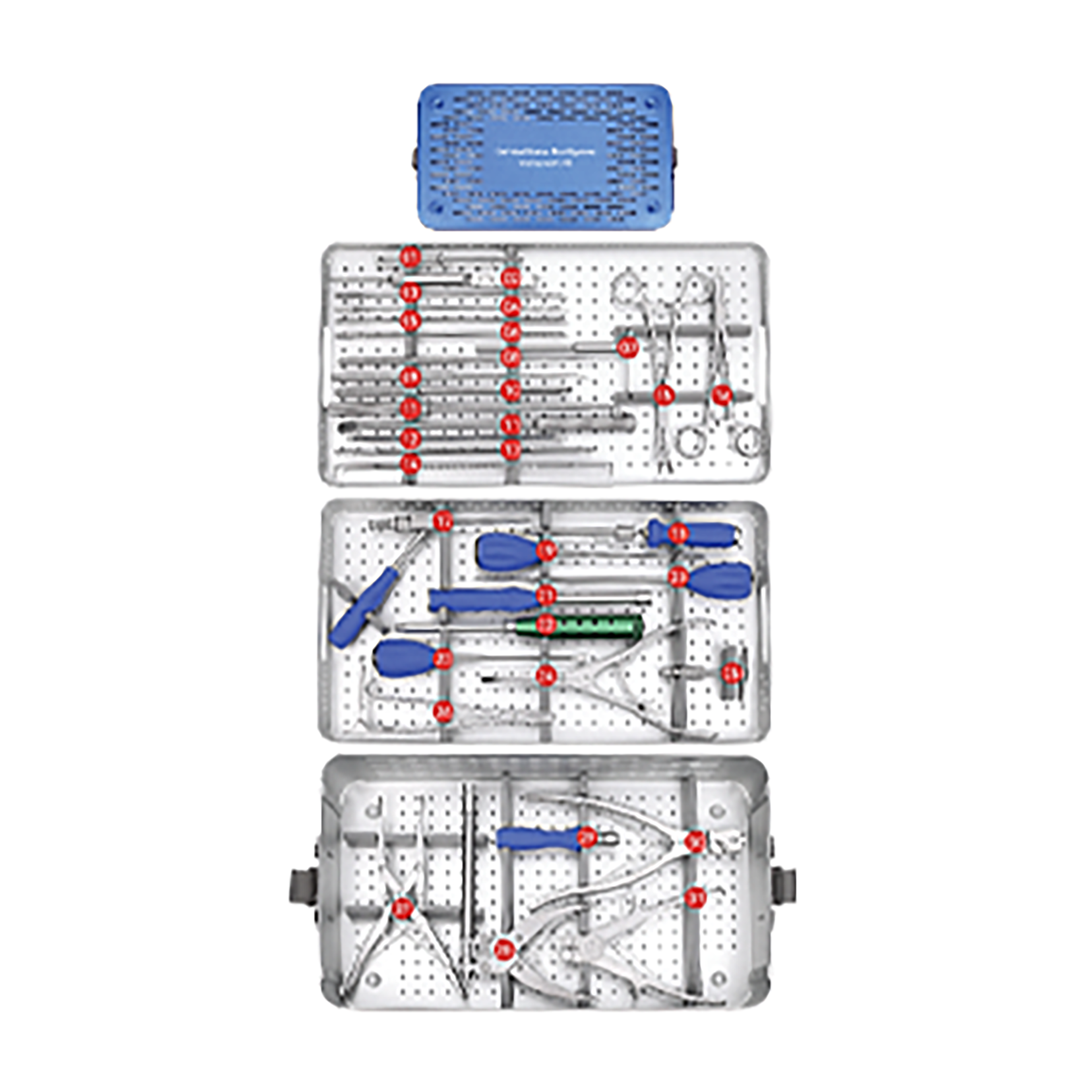 Cervical Screw Rod System Instrument Set - REDLEAF