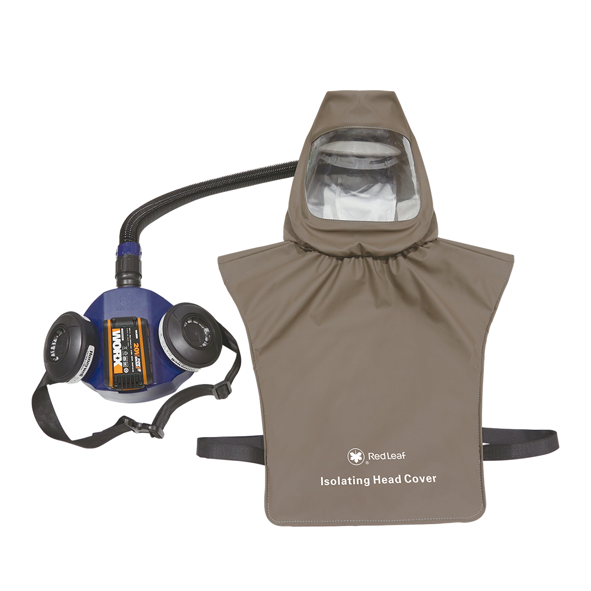 technical feature isolating hood