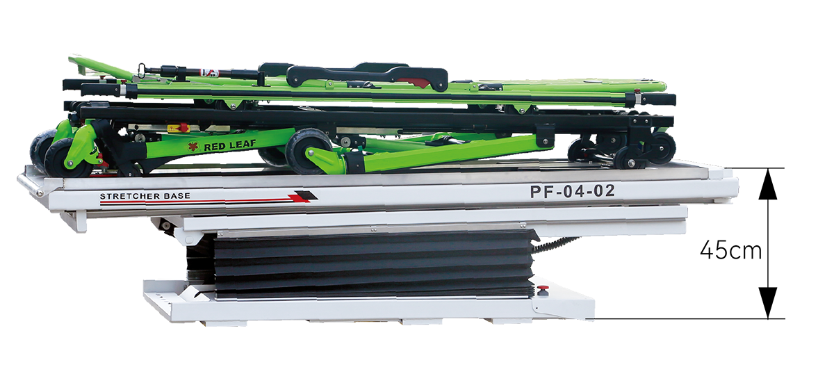 PF-04-02 hydraulic cushioning stretcher platform