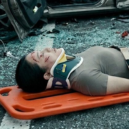 Pre-Hospital Emergency Care of cervical collar