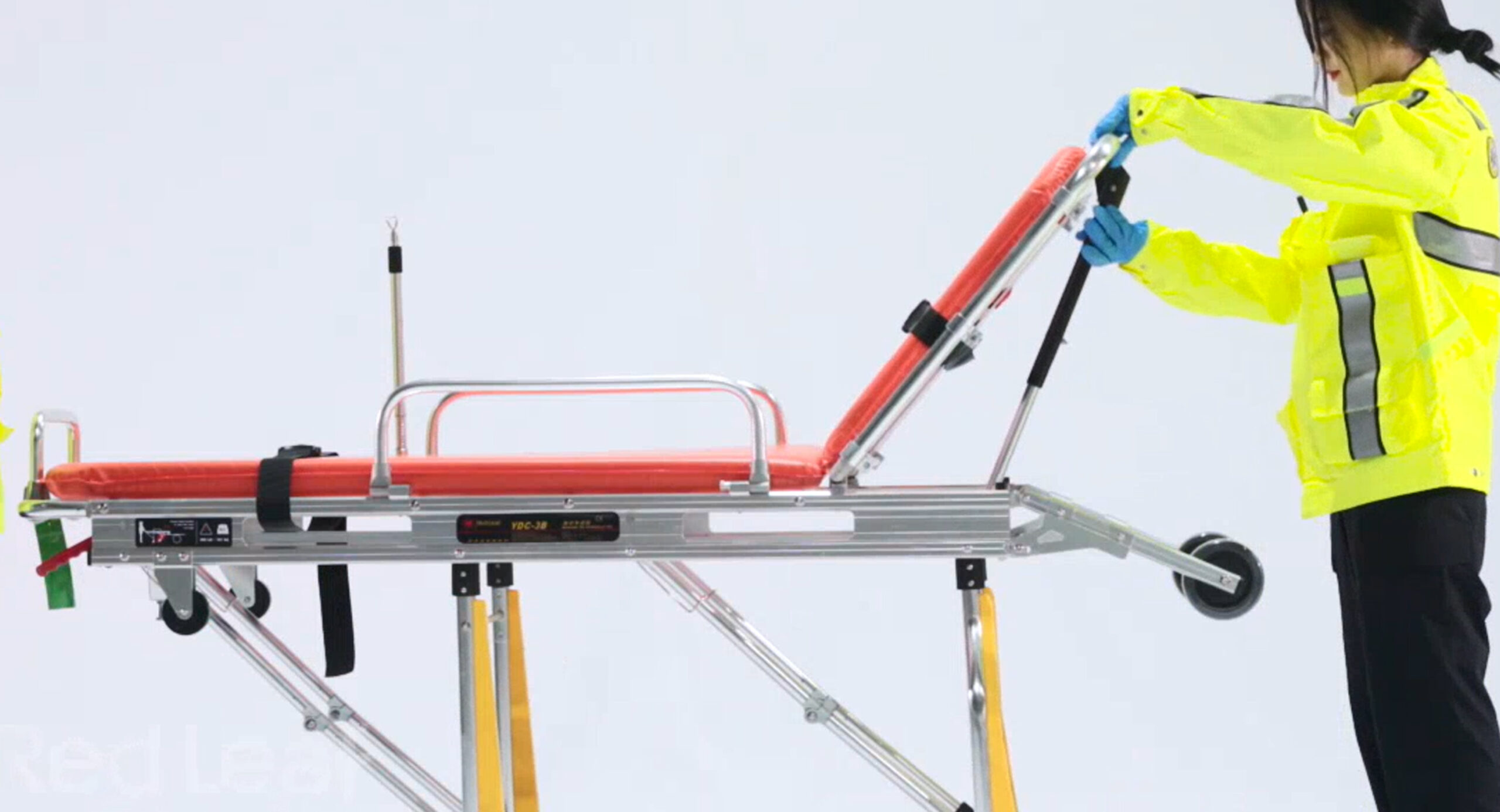 Adjustable Height and Backrest of ambulance stretcher